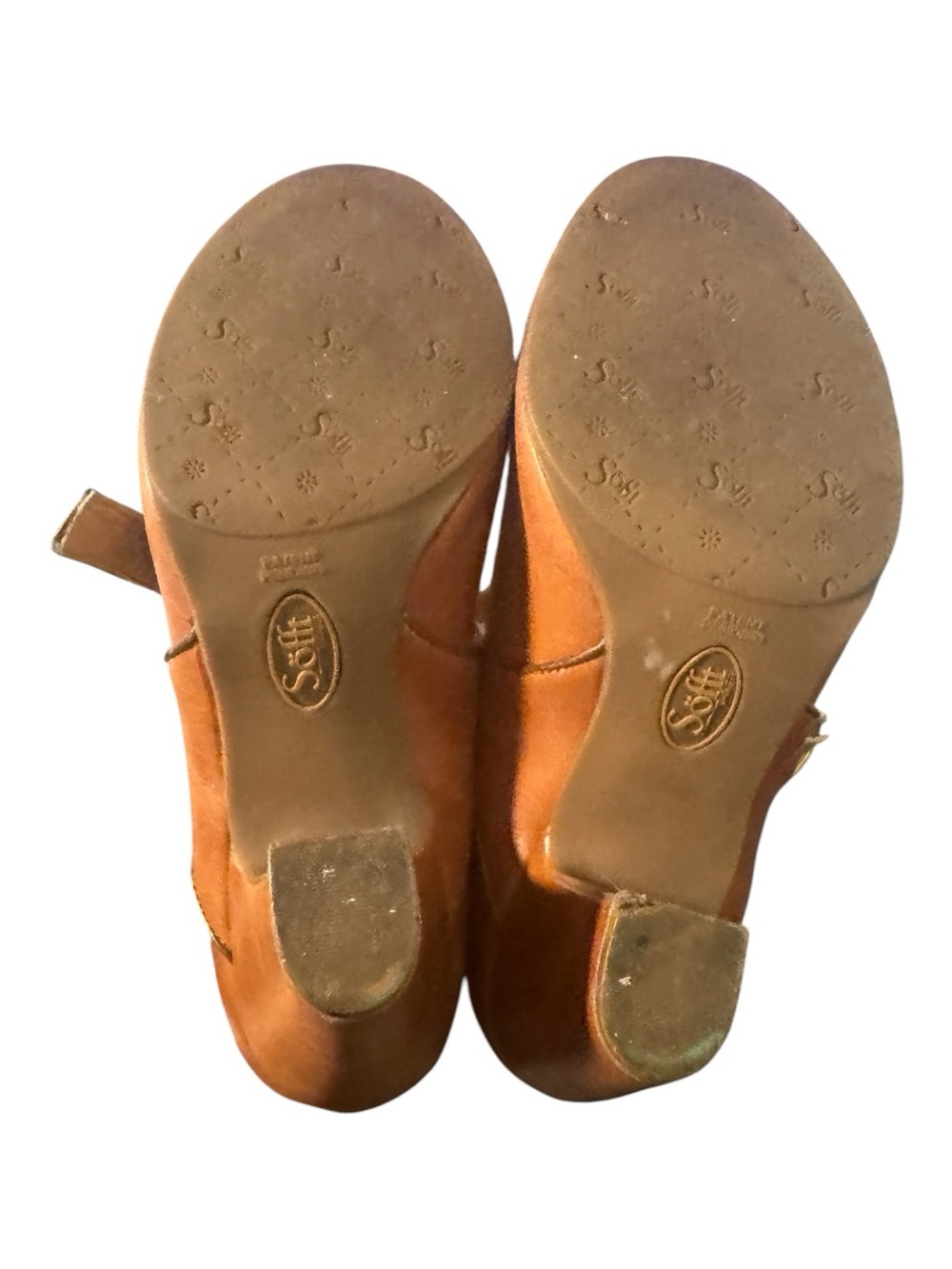 Söfft Miranda Brown Leather Mary Jane Pumps Size 9 - Picture 5 of 6